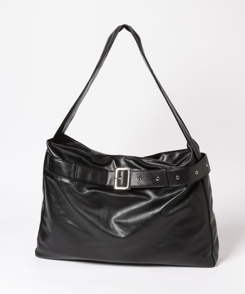 HARE（ハレ）の「タスキベルトショルダーBAG(HARE)（ショルダーバッグ・メンズ・ブラック/グレー系その他・FREE）」の4枚目の写真