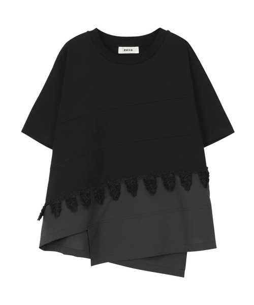 ズッカ スパイラルエンブロイダリー トップスZUCCa（ズッカ）の「チェックエンブロイダリー/シャツ（シャツ/ブラウス）」 - ズッカ　スパイラルエンブロイダリー　トップス