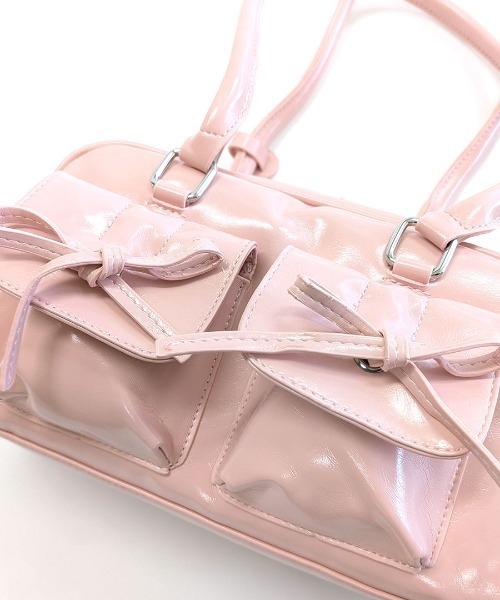 【US限定】 VS PINK ★ポケット付き ダフル バック★ タイハンドル ボストン バッグ HUIT 全4色｜hit972-0291【1