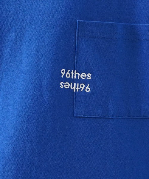 96thes（クローズ）の「【96thes】韓国ストリート ビッグシルエット ワンポイントまたぎ刺繍 半袖Tシャツ カットソー メンズ レディース（Tシャツ/カットソー・メンズ・ブラック/ブルー/杢グレー/ホワイト・M/L）」の22枚目の写真