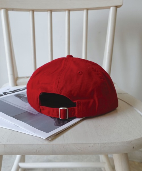 CORNERS（コーナーズ）の「バイカラーロゴキャップ（キャップ・レディース・アイボリー/ピンク/レッド/ネイビー・FREE）」の10枚目の写真