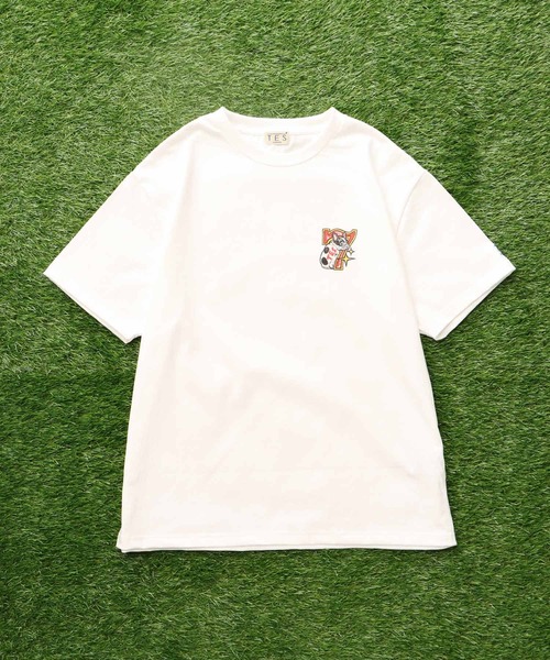 The Endless Summer（エンドレスサマー）の「TES VEGAS T-SHIRT / Tシャツ（Tシャツ/カットソー・メンズ・グリーン系その他3/アイボリー/ホワイト・SMALL/MEDIUM/LARGE/X-LARGE/XX-LARGE）」の5枚目の写真