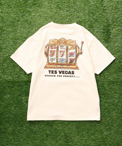The Endless Summer（エンドレスサマー）の「TES VEGAS T-SHIRT / Tシャツ（Tシャツ/カットソー・メンズ・グリーン系その他3/アイボリー/ホワイト・SMALL/MEDIUM/LARGE/X-LARGE/XX-LARGE）」の16枚目の写真