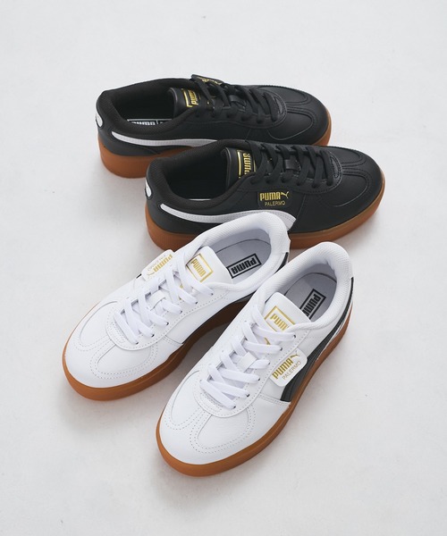 PUMA(プーマ)の「【PUMA】パレルモ ELEVATA LTH(スニーカー・レディース・ホワイト系その他2/ブラック・24.0cm/25.0cm/23.0cm)」の4枚目の写真