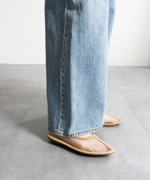 Fabby fabby(ファビィーファビィー)の「メッシュシアーフラットシューズ(パンプス・レディース・ブラック/ベージュ・LARGE/MEDIUM/SMALL)」の17枚目の写真