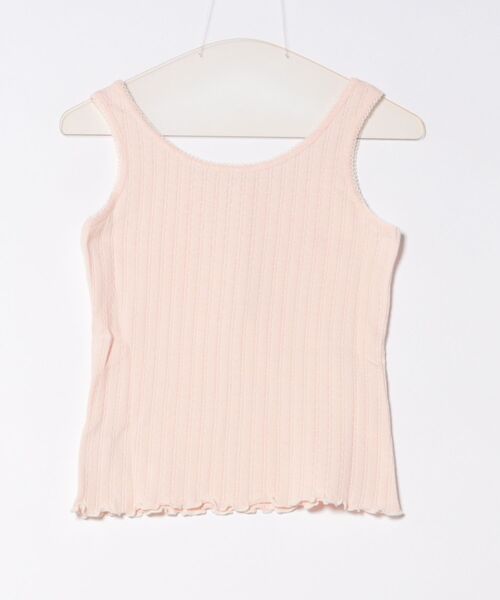 TINA:JOJUN(ティーナジョジュン)の「ヘンリーネック タンクトップ TINA:JOJUN(タンクトップ・レディース・アイボリー/ベビーピンク・M)」の18枚目の写真