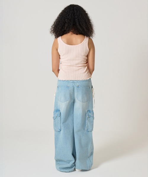 TINA:JOJUN(ティーナジョジュン)の「ヘンリーネック タンクトップ TINA:JOJUN(タンクトップ・レディース・アイボリー/ベビーピンク・M)」の17枚目の写真