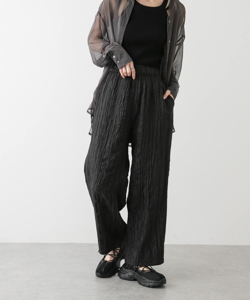 アーバンリサーチ　クリルクルクリンクル　パッチワークエンブロイダリー パンツ アーバンリサーチ クリルクルクリンクル パッチワークエンブロイ