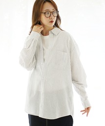 En serio TOKYO（エンソリオトーキョー）の「綿麻BIGシルエットシャツ（シャツ/ブラウス）」