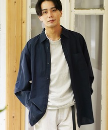 綿麻BIGシルエットシャツ