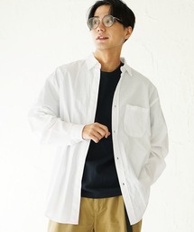  (Never) Acquiesce（ネバーアクイース）の「綿麻BIGシルエットシャツ（シャツ/ブラウス）」