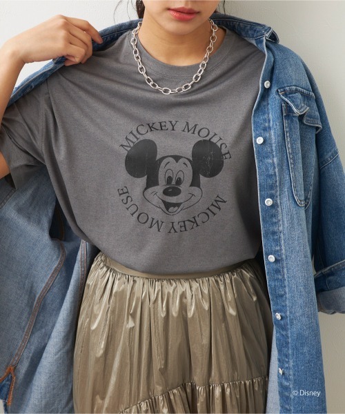 Disney(ディズニー)の「【OP/オーピー】ミッキー/水陸両用半袖Tシャツ/レディース(Tシャツ/カットソー・レディース・チャコールグレー/ピンク/ホワイト・LARGE/X-LARGE/MEDIUM)」の21枚目の写真