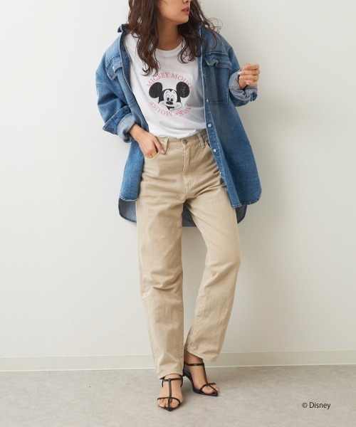 Disney(ディズニー)の「【OP/オーピー】ミッキー/水陸両用半袖Tシャツ/レディース(Tシャツ/カットソー・レディース・チャコールグレー/ピンク/ホワイト・LARGE/X-LARGE/MEDIUM)」の9枚目の写真