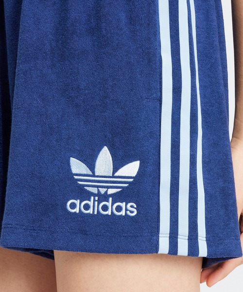 adidas(アディダス)の「adidas/アディダス TERRY SHORT(その他パンツ・レディース・ネイビー/ホワイト・M/S/XS/L)」の7枚目の写真