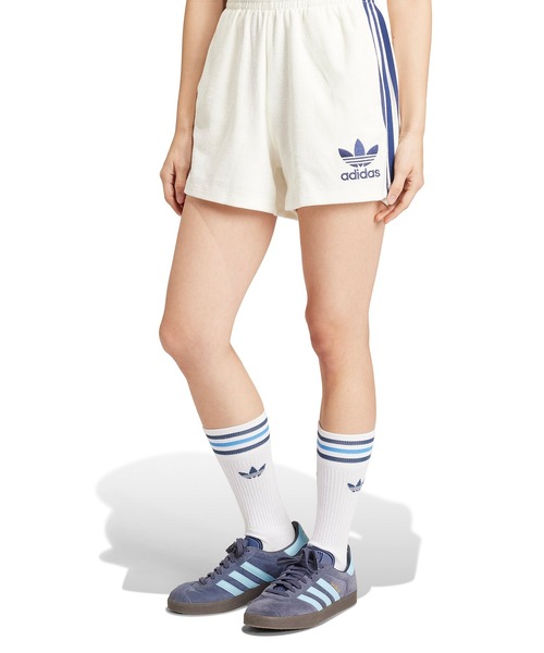 adidas(アディダス)の「adidas/アディダス TERRY SHORT(その他パンツ・レディース・ネイビー/ホワイト・M/S/XS/L)」の9枚目の写真