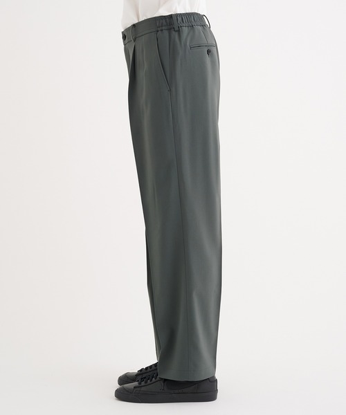 N.HOOLYWOOD（N.ハリウッド）の「【N.HOOLYWOOD/エヌハリウッド】別注 Natsu No Wide Tapered Pants/セットアップ対応（スラックス・メンズ・ブラック/グレー系その他2/ダークグレー・40/38/36）」の8枚目の写真