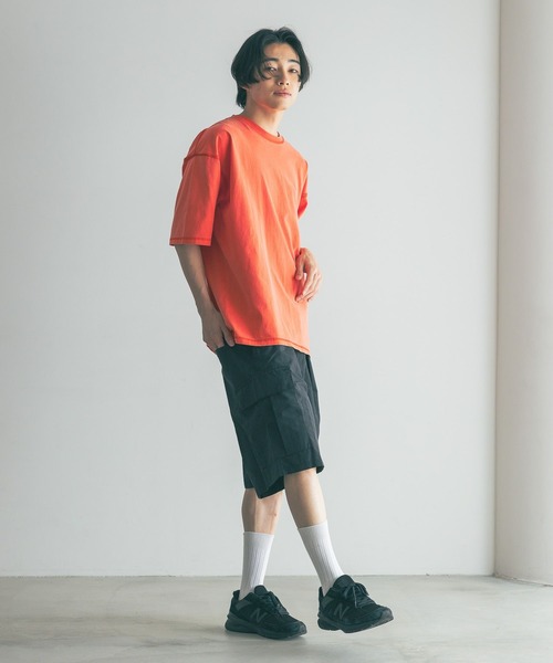 LOWRYS FARM（ローリーズファーム）の「ナイロンカーゴショーツ　 455562（カーゴパンツ・メンズ・ブラック/グレー・LARGE/MEDIUM）」の5枚目の写真