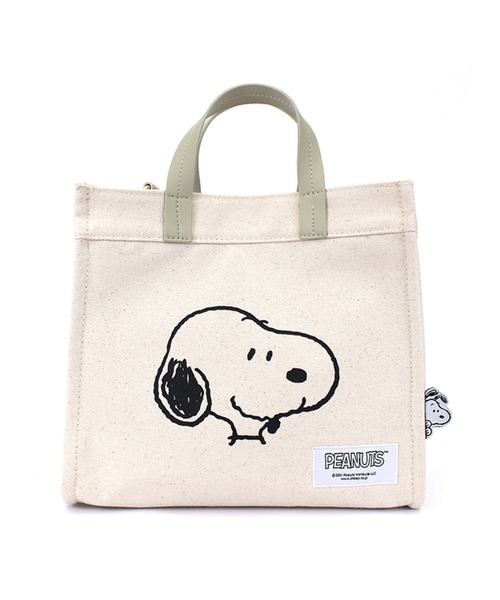 SNOOPY(スヌーピー)の「スヌーピー 2Way トートバッグ (M) フェイス SIFF(トートバッグ・レディース・マルチ・FREE)」の2枚目の写真