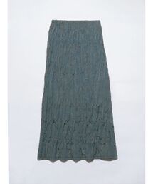 【VEQUM】CRUSH WRINKLE MAXI SK