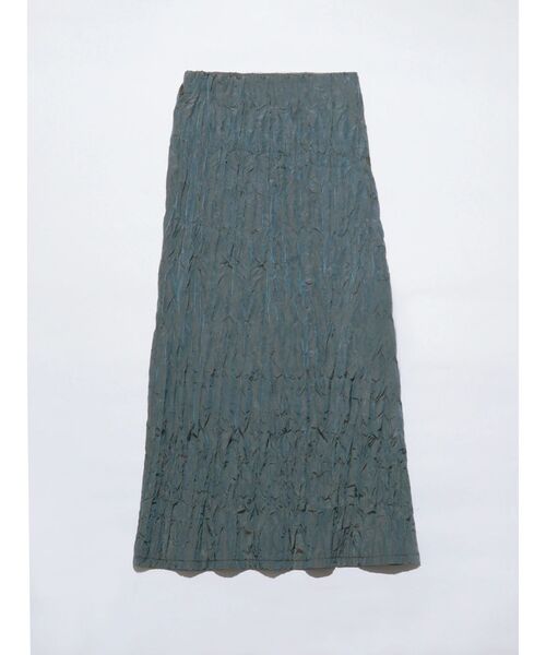 VEQUM(VEQUM)の「【VEQUM】CRUSH WRINKLE MAXI SK(スカート・レディース・ブラウン/ブルー・SMALL/MEDIUM)」の2枚目の写真