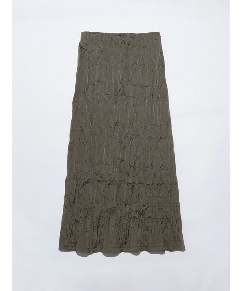 VEQUM(VEQUM)の「【VEQUM】CRUSH WRINKLE MAXI SK(スカート・レディース・ブラウン/ブルー・SMALL/MEDIUM)」の3枚目の写真