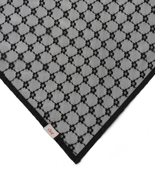 clor（クロル）の「FLOWER LACE KERCHIEF（その他ヘアアクセサリー・レディース・ブラック/ホワイト・FREE）」の15枚目の写真