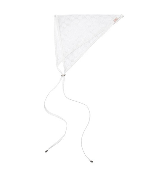 clor（クロル）の「FLOWER LACE KERCHIEF（その他ヘアアクセサリー・レディース・ブラック/ホワイト・FREE）」の6枚目の写真