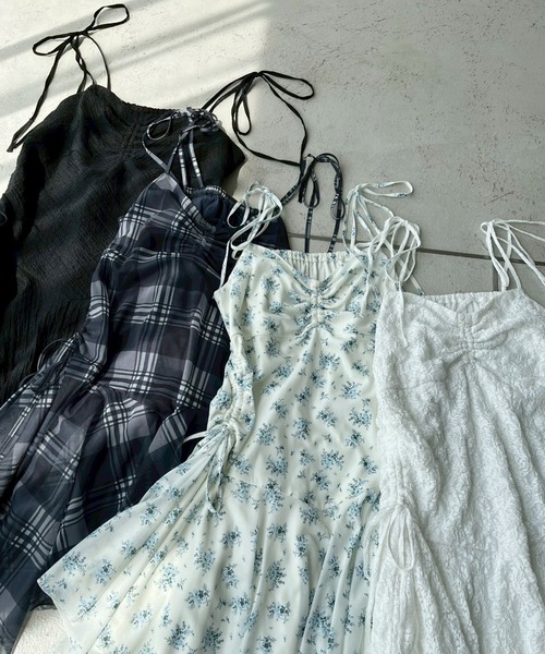 one after another NICE CLAUP（ワンアフターアナザーナイスクラップ）の「ドロストチュニックワンピース（ワンピース・レディース・ブラック/ネイビー系/オフホワイト/ホワイト系その他・FREE）」の15枚目の写真