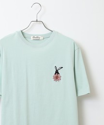 SHABBY プリント半袖Tシャツ unisex