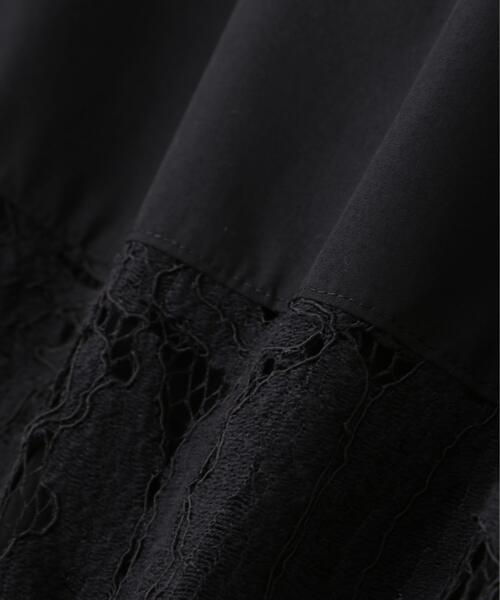 PINKY&DIANNE(ピンキーアンドダイアン)の「◆リーフ柄レーススピンドルスカート(スカート・レディース・ホワイト/ブラック・36/38)」の9枚目の写真