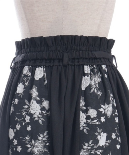 axes femme(アクシーズファム)の「ローズベルト付ジャカードスカート(スカート・レディース・グリーン/ブラック/サックスブルー・FREE)」の18枚目の写真