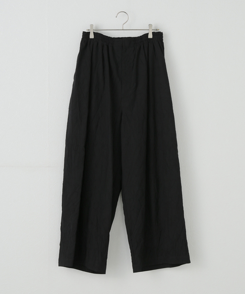セール】ATON エイトン EASY WIDE PANTS PRAGGM0117（スラックス