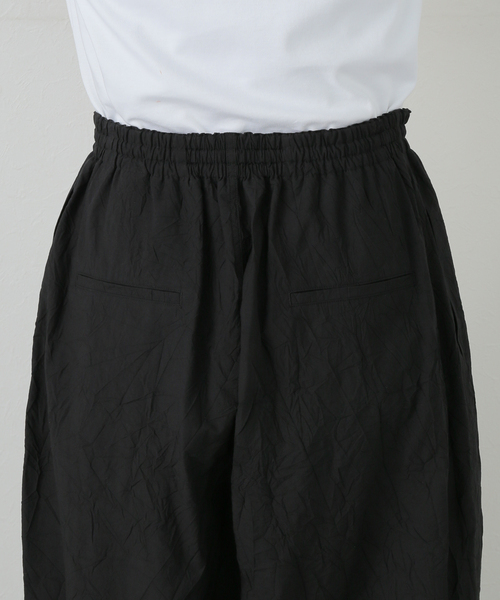 ATON(エイトン)の「ATON エイトン EASY WIDE PANTS PRAGGM0117(スラックス・レディース・ピンク/ブラック・SMALL)」の10枚目の写真