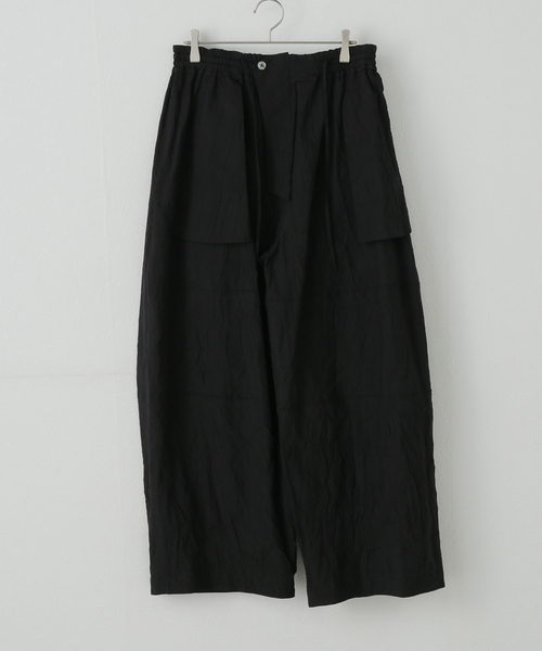 セール】ATON エイトン EASY WIDE PANTS PRAGGM0117（スラックス