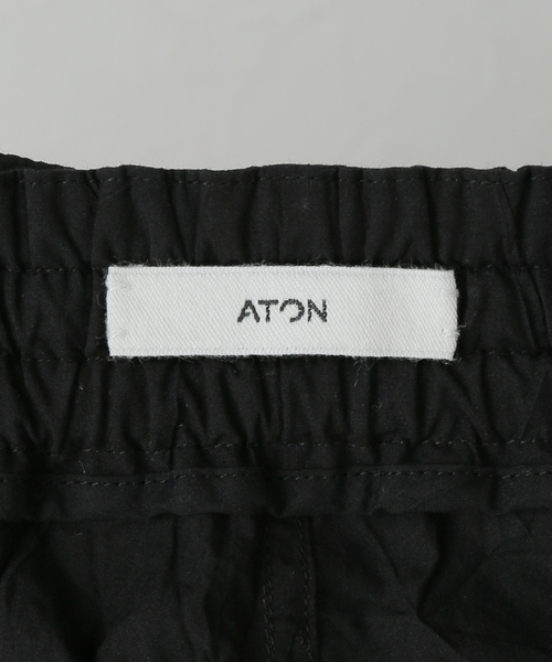 ATON(エイトン)の「ATON エイトン EASY WIDE PANTS PRAGGM0117(スラックス・レディース・ピンク/ブラック・SMALL)」の15枚目の写真
