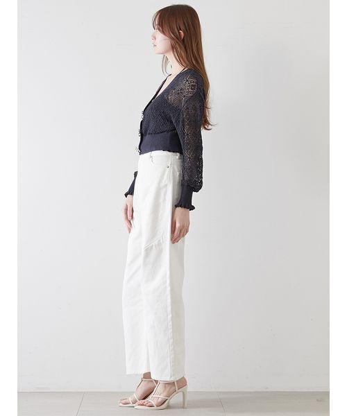 SNIDEL リボンビジューシアーカーディガン、リボンビジューボタンビスチェ SNIDEL 〗リボンビジューシアーカーディガン｜ショップニュース｜MOLTI