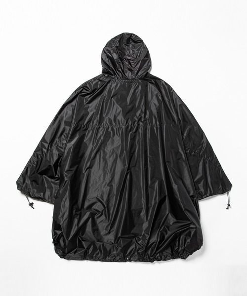 meanswhile（ミーンズワイル）の「Cordura Ripstop Packable Poncho（ポンチョ・メンズ・ブラック/グレー・FREE）」の3枚目の写真