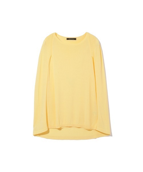 ketty（ケティ）の「さらさらコクーンニット≪手洗い可能≫（ニット/セーター・レディース・ネイビー/イエロー/ブラウン/オフホワイト・M）」の5枚目の写真