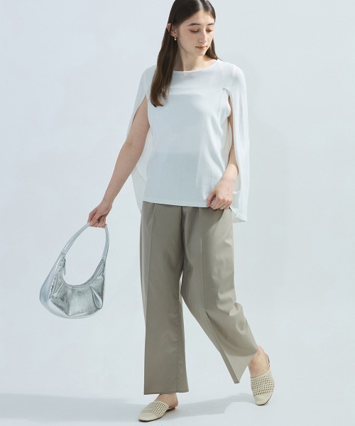 ketty（ケティ）の「さらさらコクーンニット≪手洗い可能≫（ニット/セーター・レディース・ネイビー/イエロー/ブラウン/オフホワイト・M）」の15枚目の写真