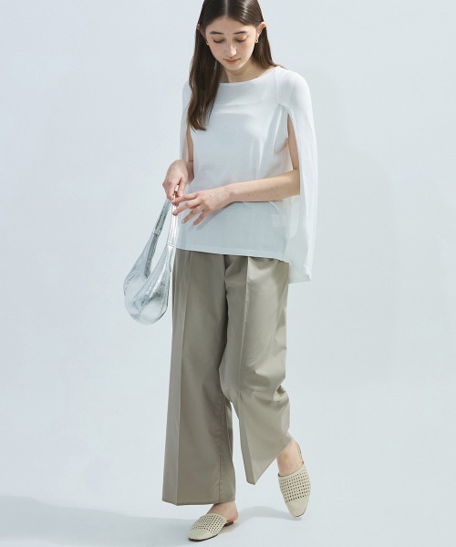 ketty（ケティ）の「さらさらコクーンニット≪手洗い可能≫（ニット/セーター・レディース・ネイビー/イエロー/ブラウン/オフホワイト・M）」の16枚目の写真