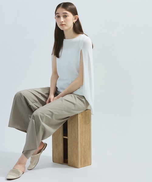 ketty（ケティ）の「さらさらコクーンニット≪手洗い可能≫（ニット/セーター・レディース・ネイビー/イエロー/ブラウン/オフホワイト・M）」の17枚目の写真