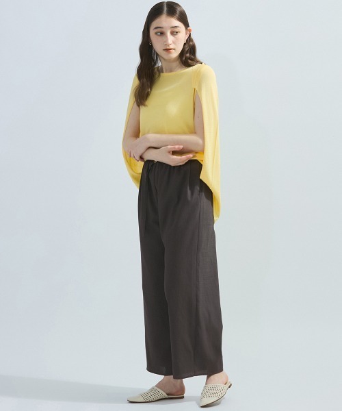 ketty（ケティ）の「さらさらコクーンニット≪手洗い可能≫（ニット/セーター・レディース・ネイビー/イエロー/ブラウン/オフホワイト・M）」の11枚目の写真