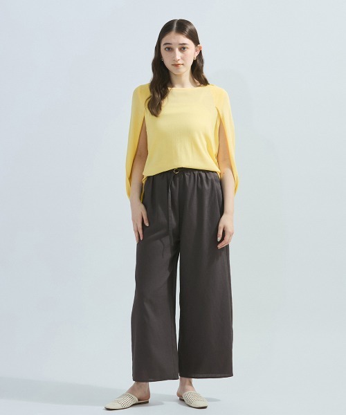 ketty（ケティ）の「さらさらコクーンニット≪手洗い可能≫（ニット/セーター・レディース・ネイビー/イエロー/ブラウン/オフホワイト・M）」の12枚目の写真