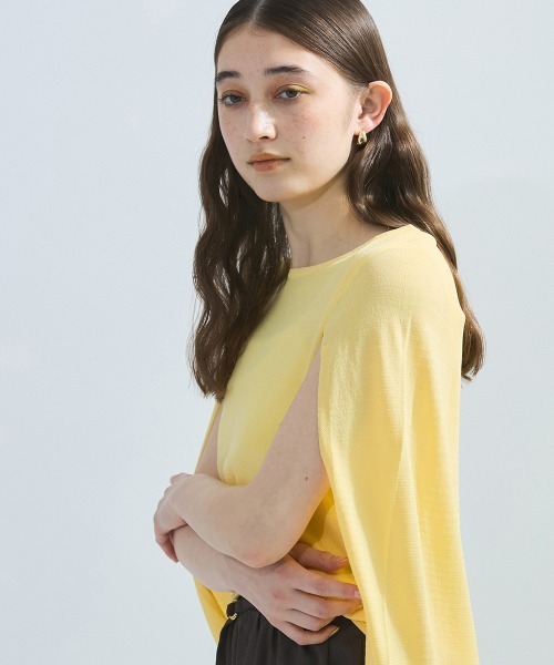 ketty（ケティ）の「さらさらコクーンニット≪手洗い可能≫（ニット/セーター・レディース・ネイビー/イエロー/ブラウン/オフホワイト・M）」の10枚目の写真