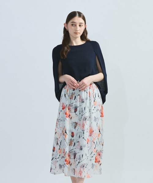 ketty（ケティ）の「さらさらコクーンニット≪手洗い可能≫（ニット/セーター・レディース・ネイビー/イエロー/ブラウン/オフホワイト・M）」の21枚目の写真
