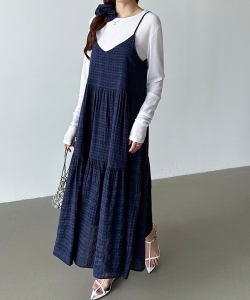 【くま子さん専用】オフショルfrillキャミワンピース、シュシュのセット くまちゃんキャミワンピース - Ank Rouge(アンクルージュ)の