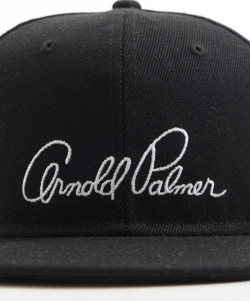 Arnold Palmer(アーノルドパーマー)の「ポリツイル フラットブリム シェア キャップ(キャップ・レディース・ブラック/アイボリー・F)」の6枚目の写真