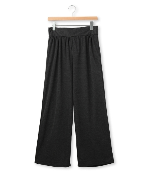 THE SHOP TK （ザ ショップ ティーケー ）の「クロップドワイドパンツ（その他パンツ・レディース・ブラウン/グレー/ブラック・99）」の3枚目の写真