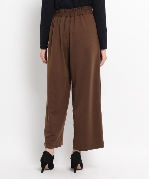 THE SHOP TK （ザ ショップ ティーケー ）の「クロップドワイドパンツ（その他パンツ・レディース・ブラウン/グレー/ブラック・99）」の6枚目の写真