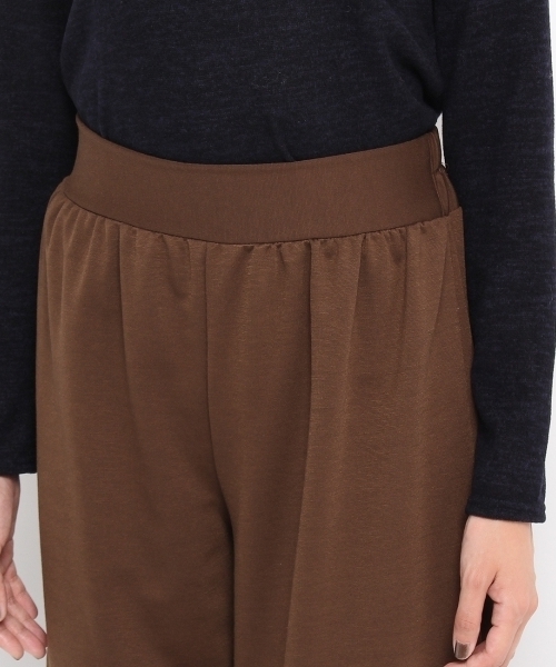 THE SHOP TK （ザ ショップ ティーケー ）の「クロップドワイドパンツ（その他パンツ・レディース・ブラウン/グレー/ブラック・99）」の7枚目の写真